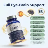 Full eye-brain support: 20+ benefits including faster night-glare recovery, sharper contrast and rebuilt macular pigment density