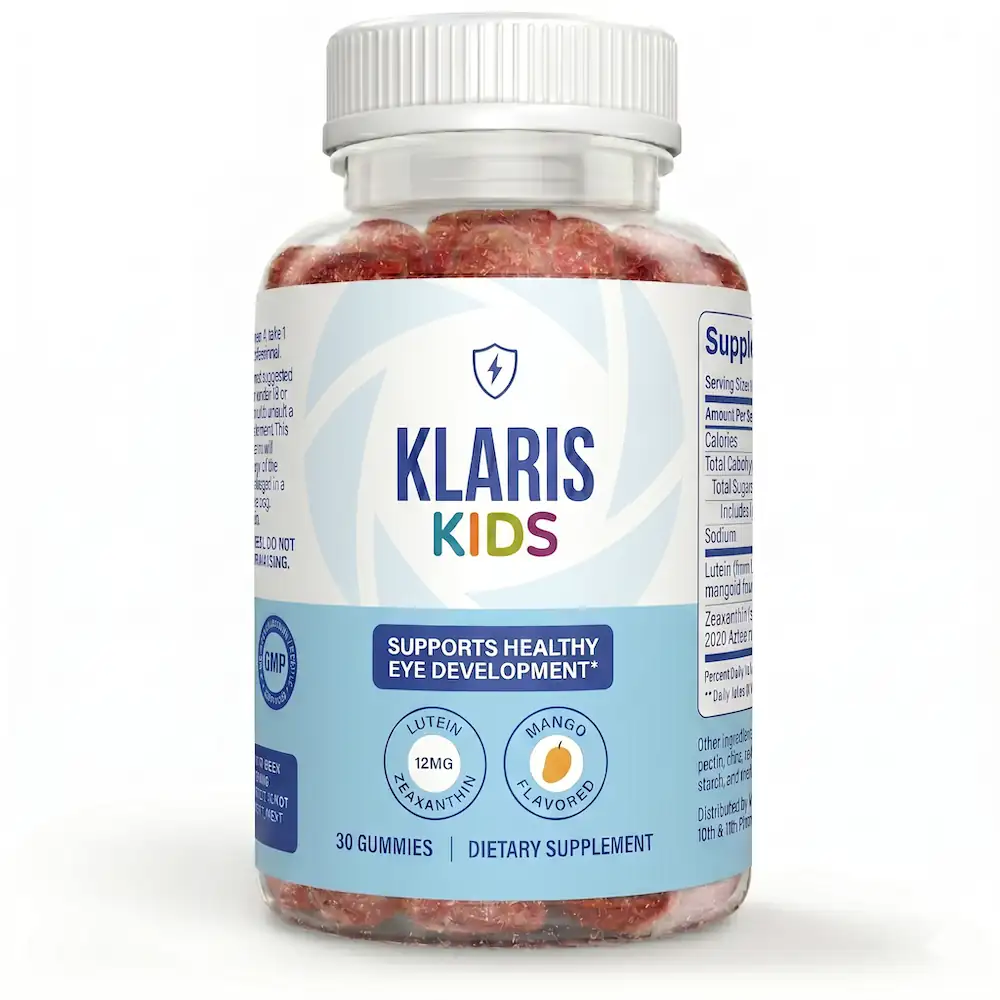 Klaris Kids gummies bottle