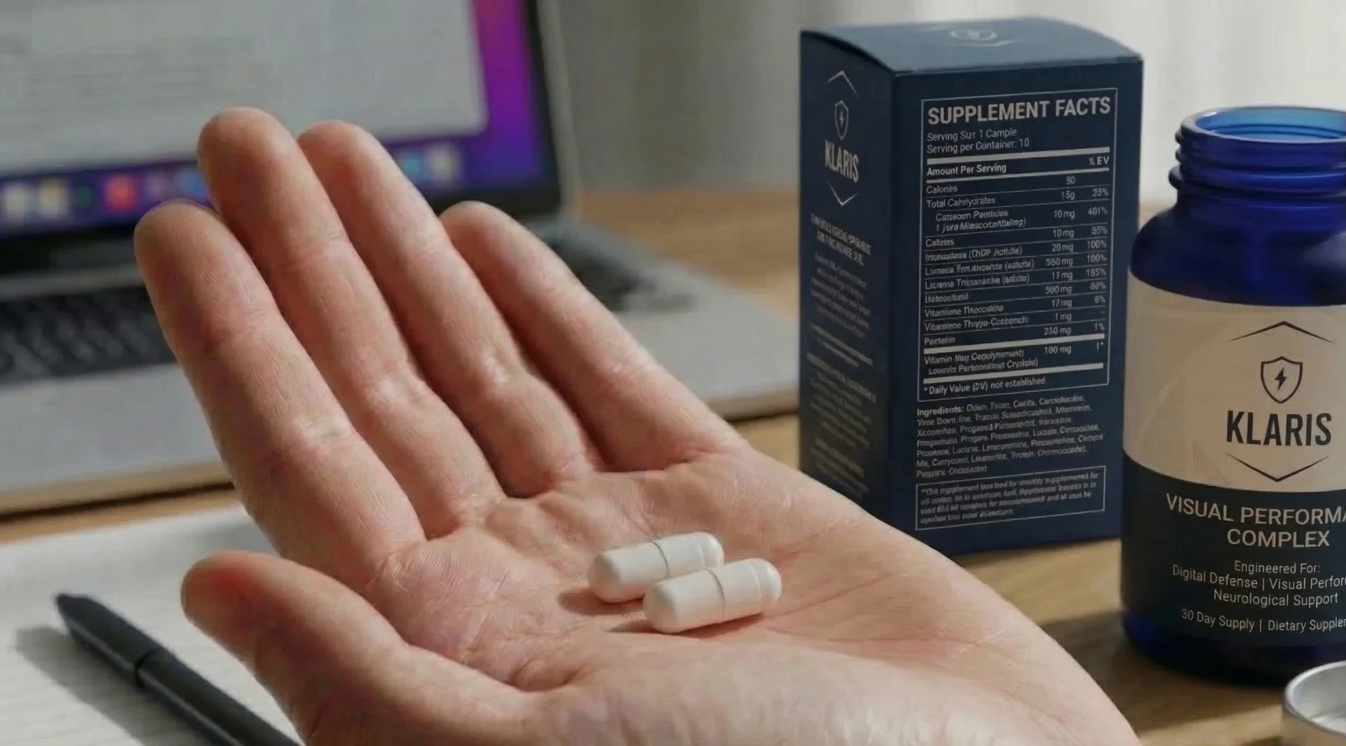 Klaris supplement capsules